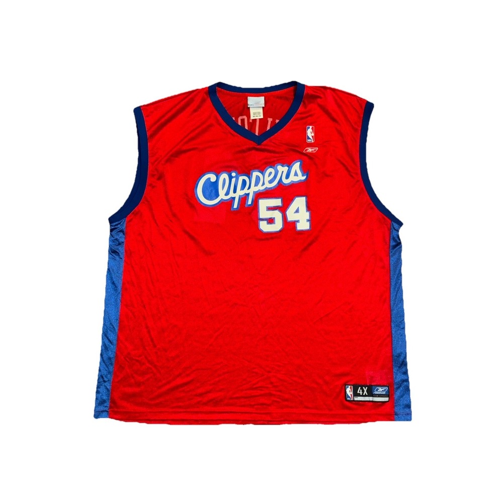 VTG Los Angeles Clippers Chris Wilcox #54 NBA Reebok Basketball Jersey Size 4XL